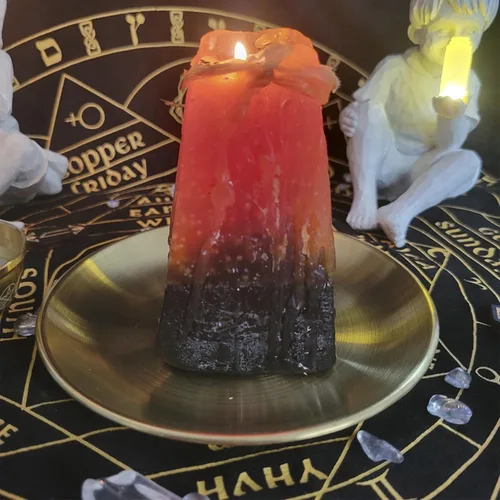 Miniatura 4 de Cuenco decorativo dorado de 5.5 pulgadas, plato ritual de oración de sabiduría ocular, ideal para uso en altar, quemador de incienso, cuenco