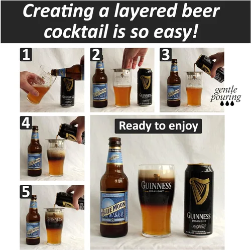 Miniatura 2 de The Perfect Black And Tan Herramienta de capas de cerveza.
