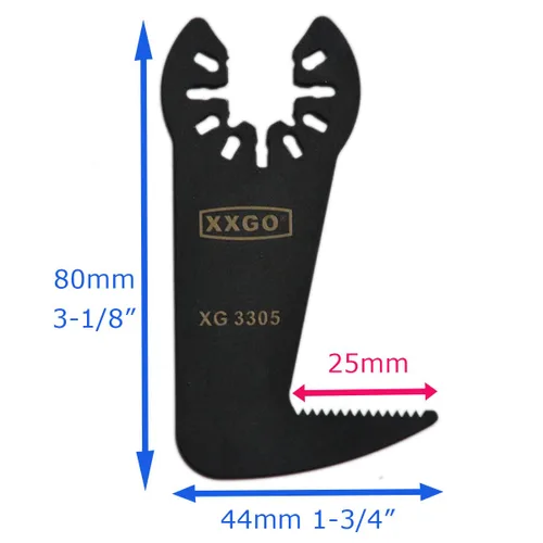 Miniatura 2 de XXGO Hojas de sierra para paneles de yeso para herramientas multiusos, herramienta multiusos oscilante, hojas de sierra para paneles de yeso