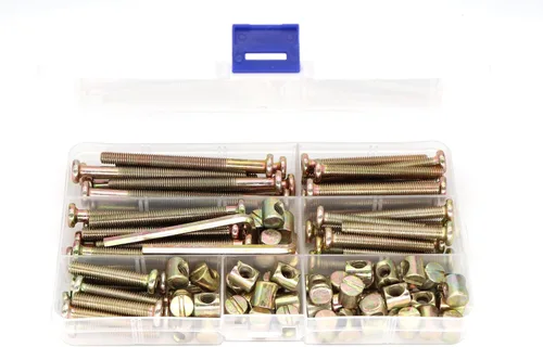 Miniatura 6 de Tornillos de repuesto para cuna/litera, 100 piezas M6 x 1.378 in/1.772 in/ 2.165 in/ 2.559 in/ 2.953 in / 2.953 in Hex Drive Socket Cap Tornillos