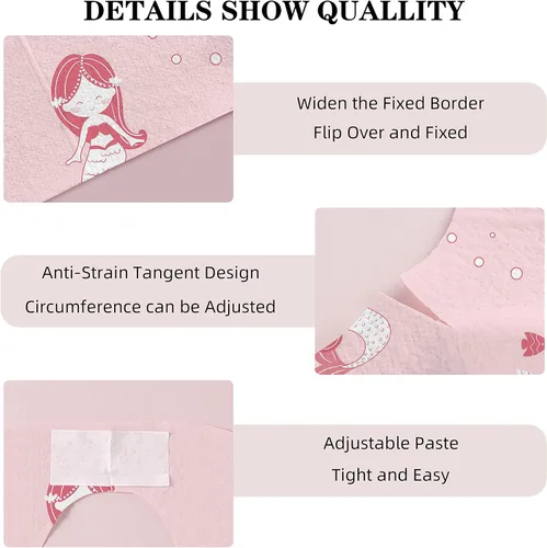 Miniatura 5 de Baby Disposable Bibs 100 pcs -Self feeding Food Crumb Catcher