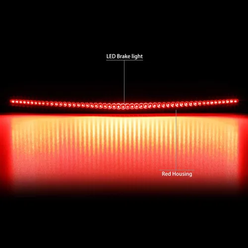 Miniatura 2 de DNA MOTORING 3BL-CDTS06-LED-RD Luz de freno LED de tercera cola con lente roja [Compatible con Cadillac DTS 06-11]