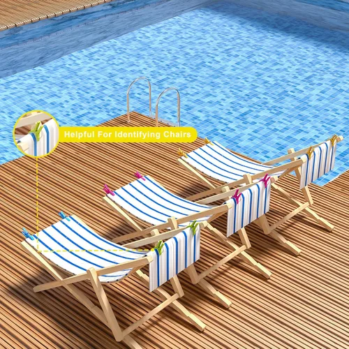Miniatura 3 de ECROCY Clips para toallas de playa resistentes para sillas de playa, paquete de 8 clips para toallas antideslizantes, impermeables, clips