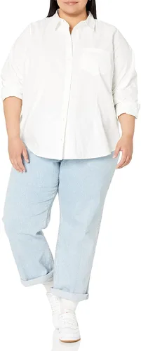 Miniatura 7 de Amazon Essentials Camisa Oxford elástica de manga larga con botones para mujer (disponible en tallas extragrandes)