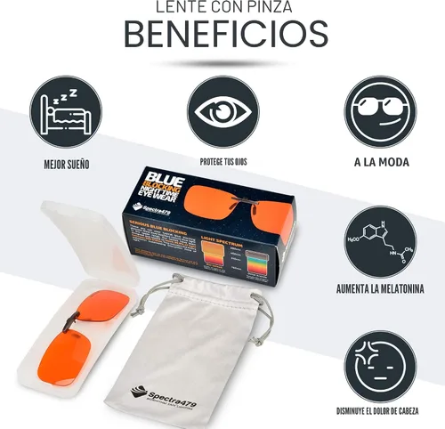 Miniatura 2 de Spectra479 Lentes con clip para bloquear la luz azul