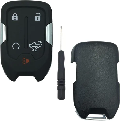 Funda para llavero de automóvil con control remoto para Chevy Silverado GMC Sierra 1500 2500HD 3500HD 3500HD 3500HD sin llave (estilo B)