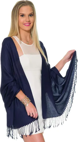 Miniatura 101 de Pashminas, chales y mantones para usar con vestidos de noche y en bodas, grandes y suaves