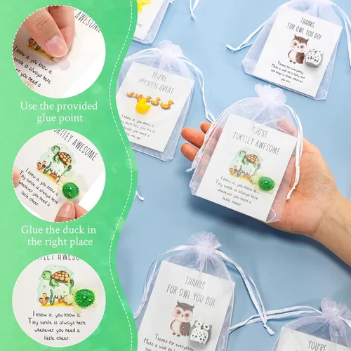 Miniatura 3 de Fumete Juego de 25 regalos de agradecimiento a los empleados a granel para compañeros de trabajo, graduación de fin de año, semana de CNA, divertido