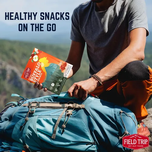 Miniatura 7 de Field Trip Bocaditos de carne seca de pollo, totalmente naturales y sin gluten, bocadillos saludables aptos para dieta keto y paleo, bajos