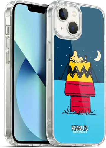 Miniatura 112 de Head Case Designs Funda de gel con licencia oficial de Peanuts Snoopy & Woodstock Halfs and Laughs [protección de grado militar] compatible