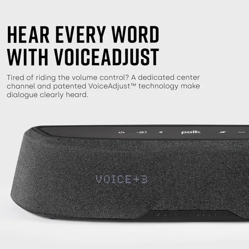 Miniatura 5 de Polk Audio MagniFi Mini AX barra de sonido para TV con subwoofer inalámbrico, certificado Dolby Atmos y DTS:X, las tecnologías VoiceAdjust y SDA