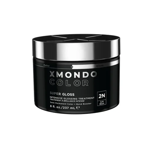 Miniatura 15 de XMONDO Color Dark Ash Blonde - Máscara de depósito de color rubio ceniza y tinte semipermanente para el cabello, súper brillante, impregnado