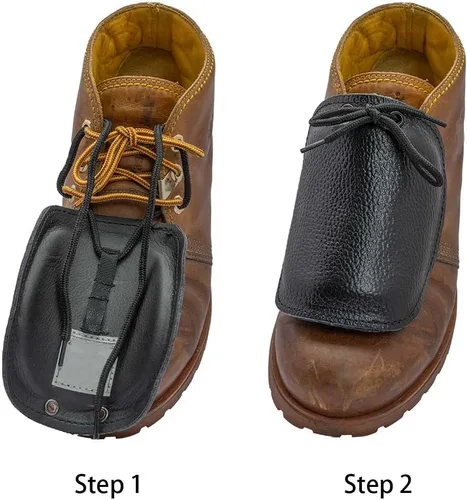 Miniatura 7 de Protector metatarsiano de cuero, accesorio para calzado de protección metatarsiana para protección metatarsiana, protector de zapatos de seguridad