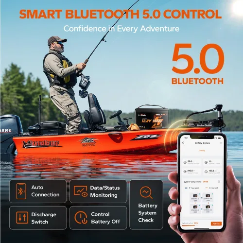 Miniatura 4 de Litime Batería de litio LiFePO4 de 12 V y 165 Ah Bluetooth, batería de ciclo profundo para motores de arrastre, tamaño grupo 31 con densidad