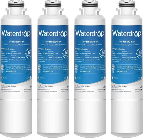 Miniatura 11 de Waterdrop DA29-00020B Reemplazo para Filtro de Agua Samsung® HAF-CIN/EXP, DA29-00020B, HAF-CIN, DA29-00020B-1, RF28HMEDBSR, RF263BEAESR