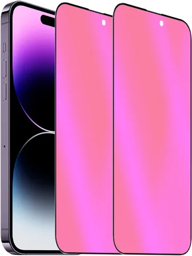 Miniatura 11 de Paquete de 2 Vidrio Templado Privacidad Anti-Luz Azul Compatible con iPhone X/iPhone XS/iPhone 11 Pro Espejo Protector de Pantalla Anti-Espía