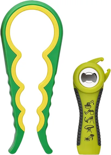 Miniatura 16 de Abrebotellas para manos artríticas, abridor de tarros para ancianos, niños, mujeres, personas con manos débiles, utensilios de cocina 02-Negro