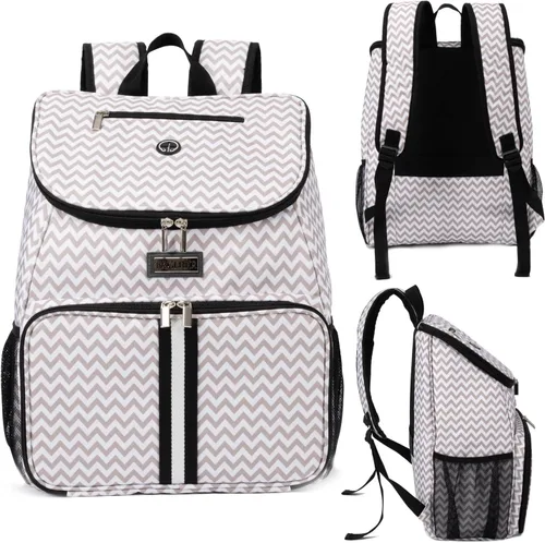 Miniatura 2 de BAGLHER Bolsa de viaje para perros, mochila de suministros para mascotas aprobada por aerolíneas, mochila de viaje para perros con 2 cuencos