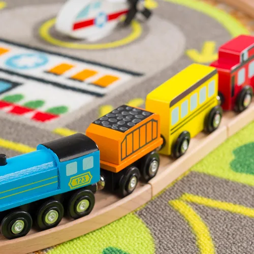 Miniatura 9 de Melissa & Doug Alfombra Deluxe Multi Vehículo Actividad (SIOC)
