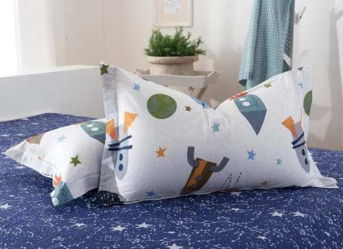 Miniatura 5 de Brandream Juego de cama para niños galaxia espacial Set de cobertor tamaño full y queen, Algodón, A, gemelo
