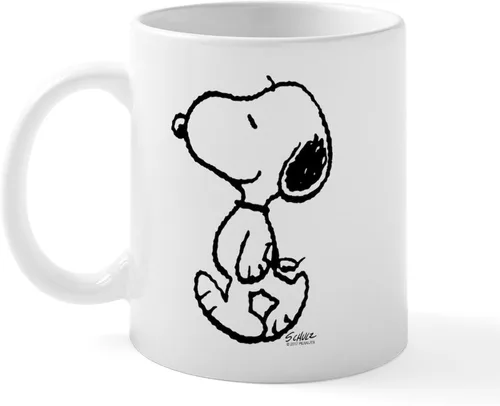 Miniatura 25 de CafePress Springtime Snoopy - Taza de café de cerámica, taza de té, 11 onzas