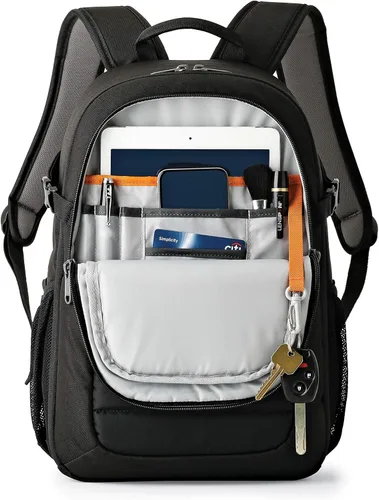 Miniatura 8 de Lowepro Tahoe BP 150, Bolsa para Cámara, Mochila Compacta y Ligera para Cámaras, CSC, DJI Spark Drone, Negro, 27.5 x 21.7 x 40.3 cm, Mediano