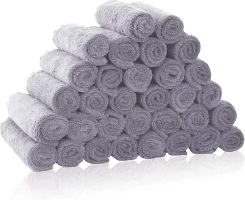 Miniatura 10 de Paquete de 16 paños para bebé, forro polar coral de lujo, extra absorbentes y suaves, para recién nacidos, bebés y niños pequeños, adecuados