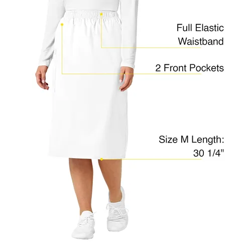 Miniatura 2 de WonderWink Women's Wonderwork Pull-on Cargo Scrub Skirt