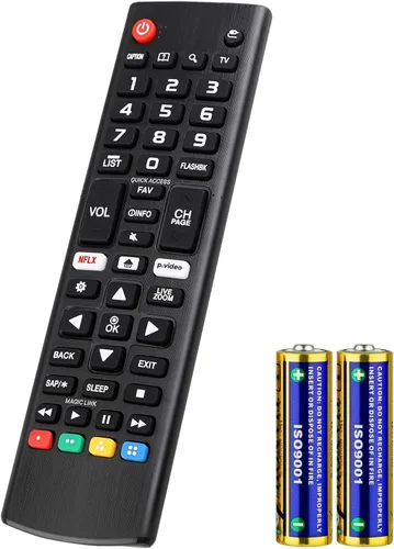 Miniatura 10 de Control remoto retroiluminado para LG Smart TV, reemplazo universal para todos los controles remotos LG TV para un fácil uso nocturno.
