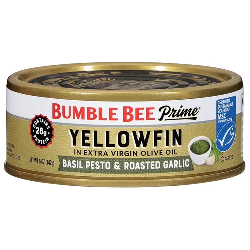 Miniatura 21 de BUMBLE BEE Atún blanco sólido de primera calidad en agua, bajo en sodio, atún enlatado, alimento rico en proteínas, lata de 5 onzas
