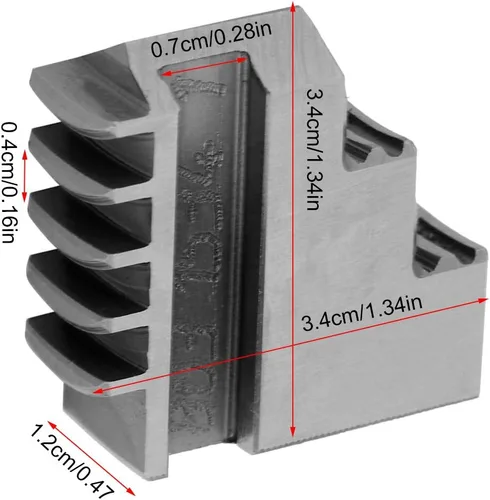 Miniatura 3 de Juego de mandril de torno exterior de 3 piezas - Mini portabrocas para herramientas de trabajo de metal con autocentrado
