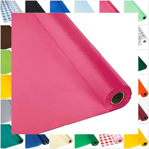 Miniatura 20 de DIY Craft - Rollo de plástico negro para mesa de banquete, 300 pies de largo (26 colores)