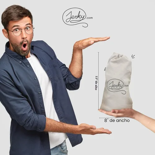 Miniatura 3 de Bolsa de regalo Extra Mile, deliciosos bastones de carne en bolsas de estilo anticuado, el mejor regalo para hombres, palitos de carne de res