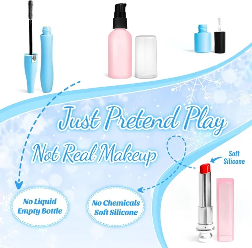 Miniatura 4 de INNOCHEER Maquillaje de Simulación para Niños Pequeños, Juego de Maquillaje de Juguete para Niños de 3 a 5 años, Kit de Maquillaje de Simulación