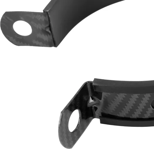 Miniatura 4 de F FIERCE CYCLE Abrazadera de junta de banda de escape de 89mm, 3.5" 3 1/2 pulgadas para tubo de silenciador de motocicleta, acero inoxidable negro