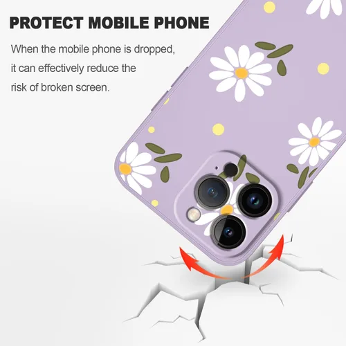 Miniatura 5 de LEECG Funda para iPhone 12 Pro Max, diseño creativo con estampado floral de mariposa de astronauta, funda de teléfono antiarañazos, forro