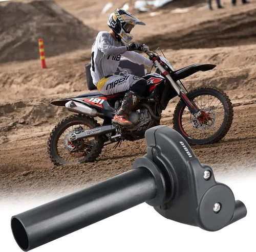Miniatura 6 de nibbi Acelerador de motocicleta para Honda Yamaha Suzuki Kawasaki, mango de control de luz de alto rendimiento de corto recorrido para Motocross
