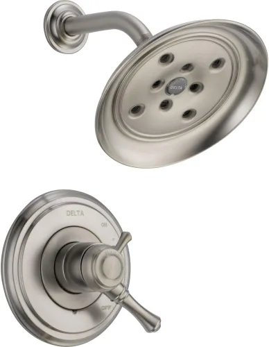 Miniatura 4 de Delta Faucet T17297-CZ Cassidy MultiChoice 17 Series - Moldura de ducha, bronce champán