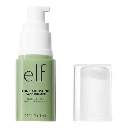 Miniatura 6 de e.l.f. Base facial ajustadora de tono, base de maquillaje para neutralizar tonos de piel desiguales y enrojecimiento, fija el maquillaje para que