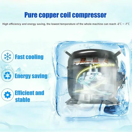 Miniatura 4 de Máquina comercial de granizado de 3/6/9L, máquina para hacer granizados de -2 ~ -44.6 °F, máquina de granizado de hielo con pantalla LED