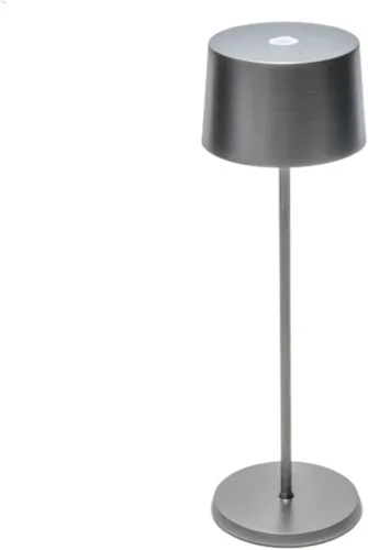 Miniatura 5 de Zafferano, Olivia Pro - Lámpara de mesa recargable inalámbrica con control táctil, adecuada para interiores y exteriores, atenuador, 2700-3000 K