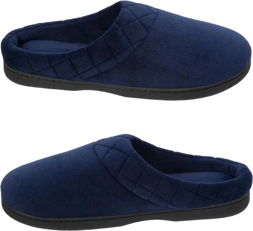 Miniatura 7 de Dearfoams Darcy - Pantuflas de velour de microfibra, tipo zueco con bordes acolchados, para mujer