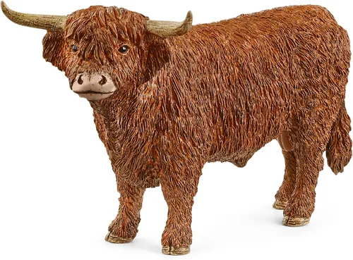Miniatura 8 de Schleich Farm World - Figura de vaca Braunvieh - Juguete de animal de granja altamente detallado y duradero, juego divertido y educativo para niños