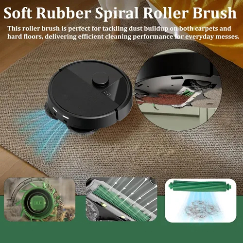 Miniatura 3 de Kit de 25 accesorios para iRobot Roomba Plus 405/505/507 Combo Robot Aspirador, 2 cepillos principales, 6 bolsas de polvo, 6 almohadillas