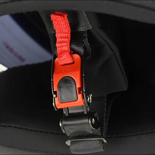 Miniatura 4 de Hebilla de botón para casco, cierre de correa de hebilla de liberación rápida para casco de motocicleta, clip de velocidad para casco, botón