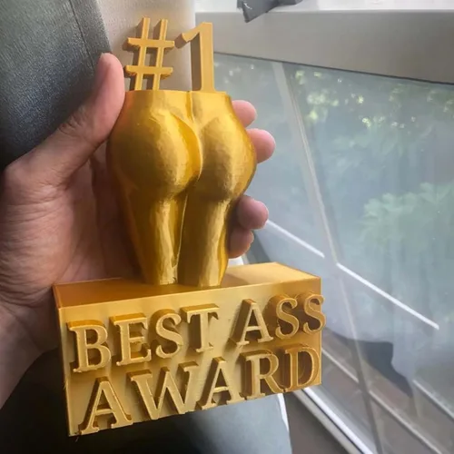 Miniatura 6 de Premio al mejor culo, figura de cuerpo femenino, escultura, decoración de trofeo, novedad traviesa cadera, trasero, estatua de resina, divertida
