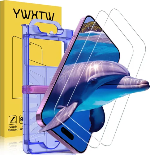 Miniatura 25 de YWXTW Protector de pantalla de legibilidad bajo luz solar para iPhone 17 Pro de 6.3 pulgadas, antirreflejante, cero deslumbramiento, vidrio templado