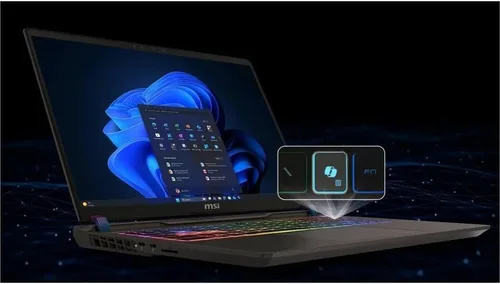 Miniatura 6 de MSI Vector 16 HX AI A2XWHG-275US - Cuaderno para juegos de 16 pulgadas, Full HD Plus, 144 Hz, Intel Core Ultra 7 255HX, 16 GB, SSD de 1 TB, gris