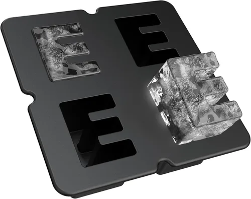 Miniatura 24 de Molde personalizado para cubitos de hielo Letra N - Molde de hielo de silicona con letras para moldes de cubitos de hielo personalizados y moldes