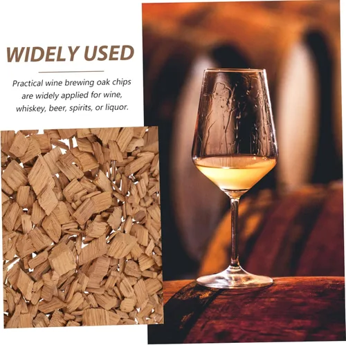 Miniatura 5 de KICHOUSE Paquete de 1 patatas fritas American Cubes Suministros de elaboración de cerveza de vino Cocinar trozos de madera Suministros para hacer As